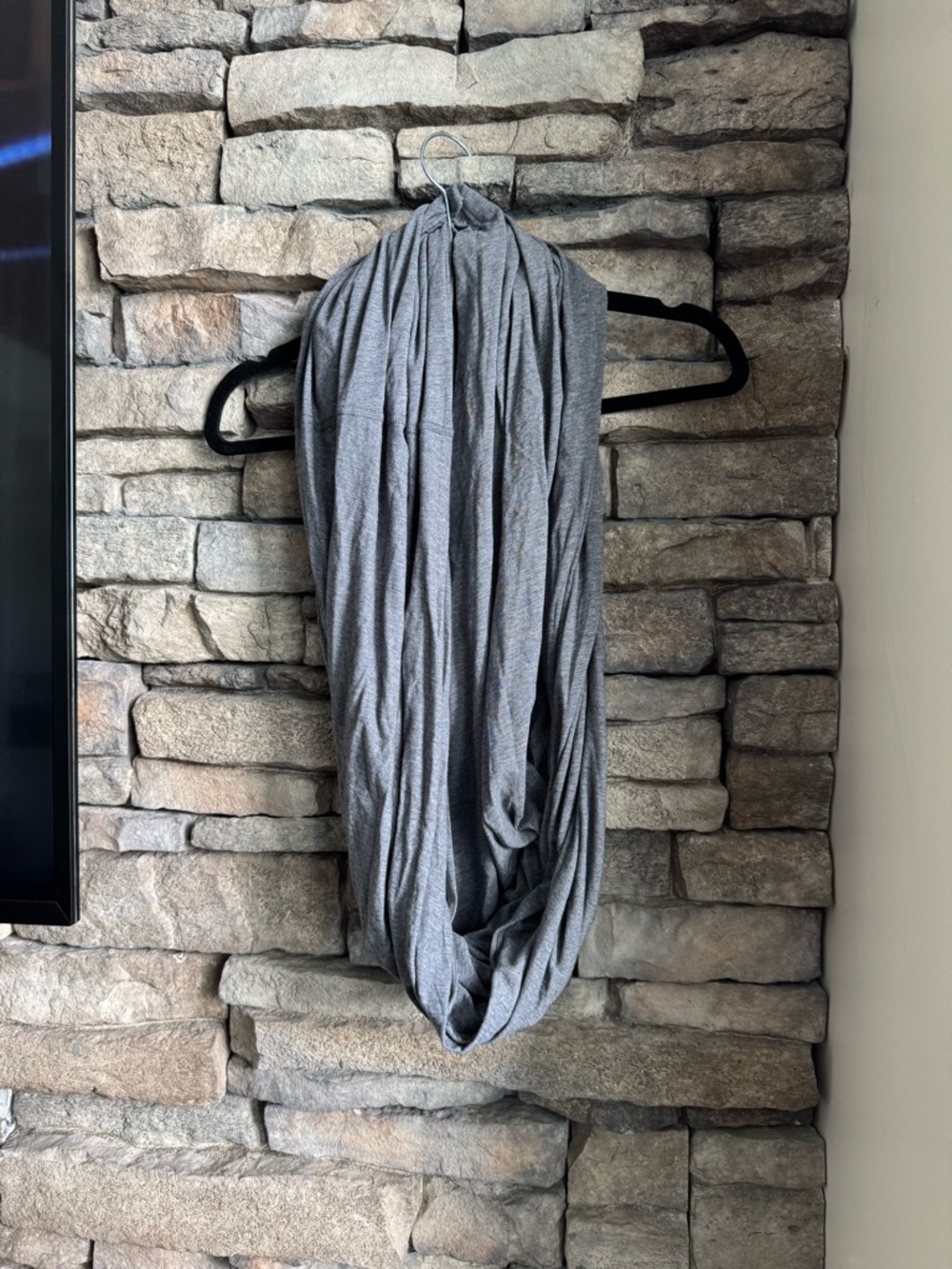 lululemon athletica Lightweight Gray Infinity Scarf